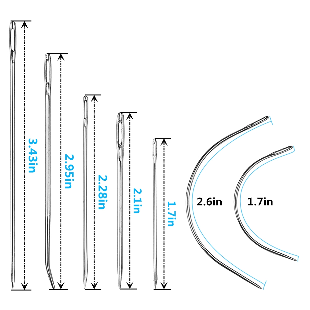 7 PCS/Pack Leather Sewing Need - Leather Needle Heavy ulasan dan harga