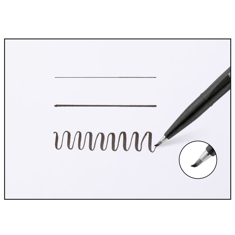 PENTEL TOUCH Brush Sign Pen SE - Pentel Pen Sign Pen ulasan dan harga