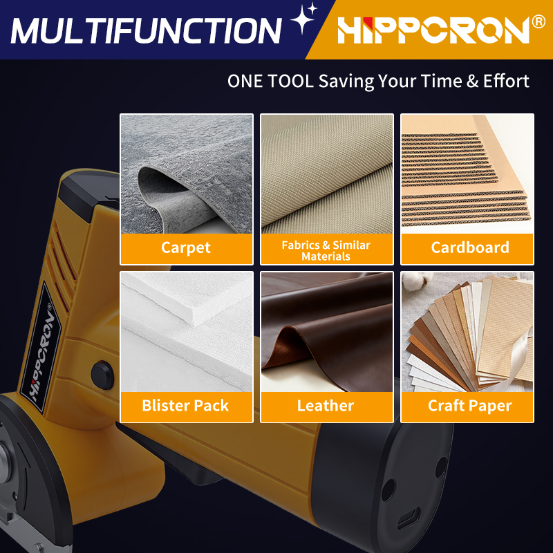 Hippcron 4.2v Cordless Electri - Rotary Cutter Fabric ulasan dan harga