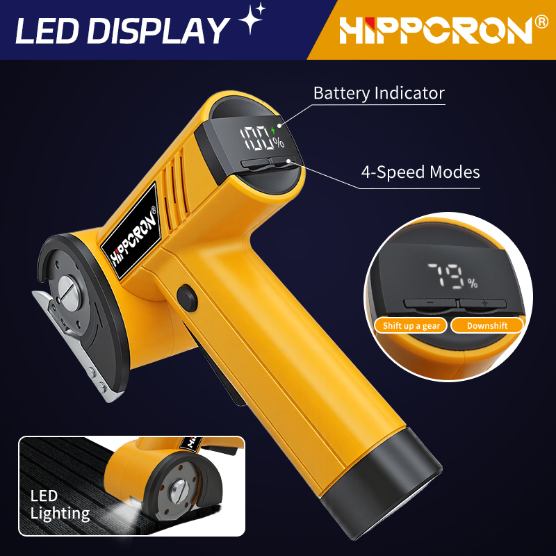 Hippcron 4.2v Cordless Electri - Rotary Cutter Fabric ulasan dan harga