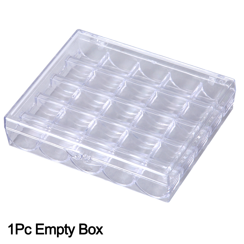 25 Grid Clear Empty Bobbins St - Bobbin Organizer Box ulasan dan harga