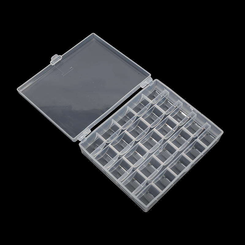 25 Grid Clear Empty Bobbins St - Bobbin Organizer Box ulasan dan harga