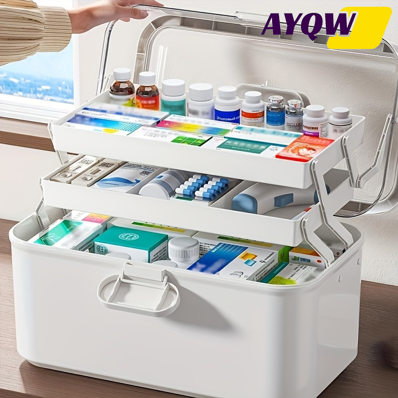 Large Capacity Clear Lid Medic - Bobbin Organizer Box ulasan dan harga