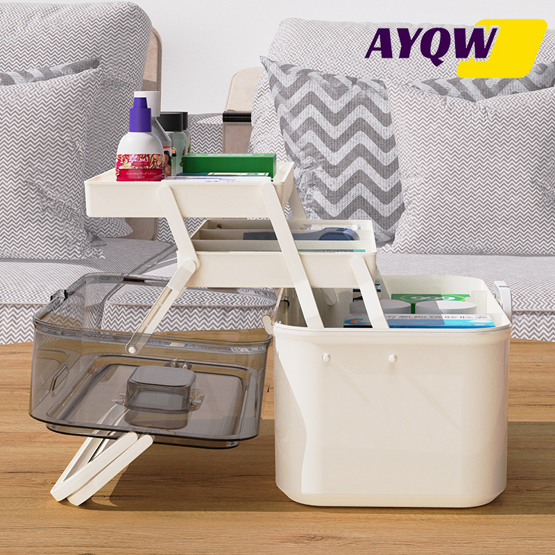 Large Capacity Clear Lid Medic - Bobbin Organizer Box ulasan dan harga