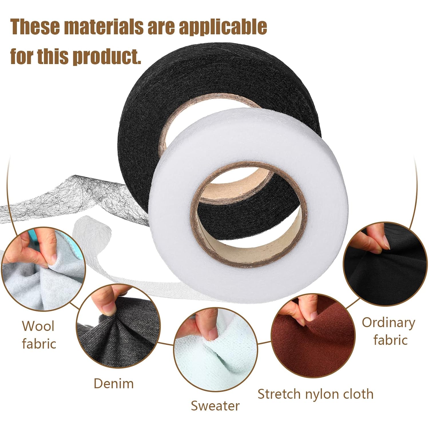 Iron on Hemming Tape Double-si - Interfacing Iron On ulasan dan harga