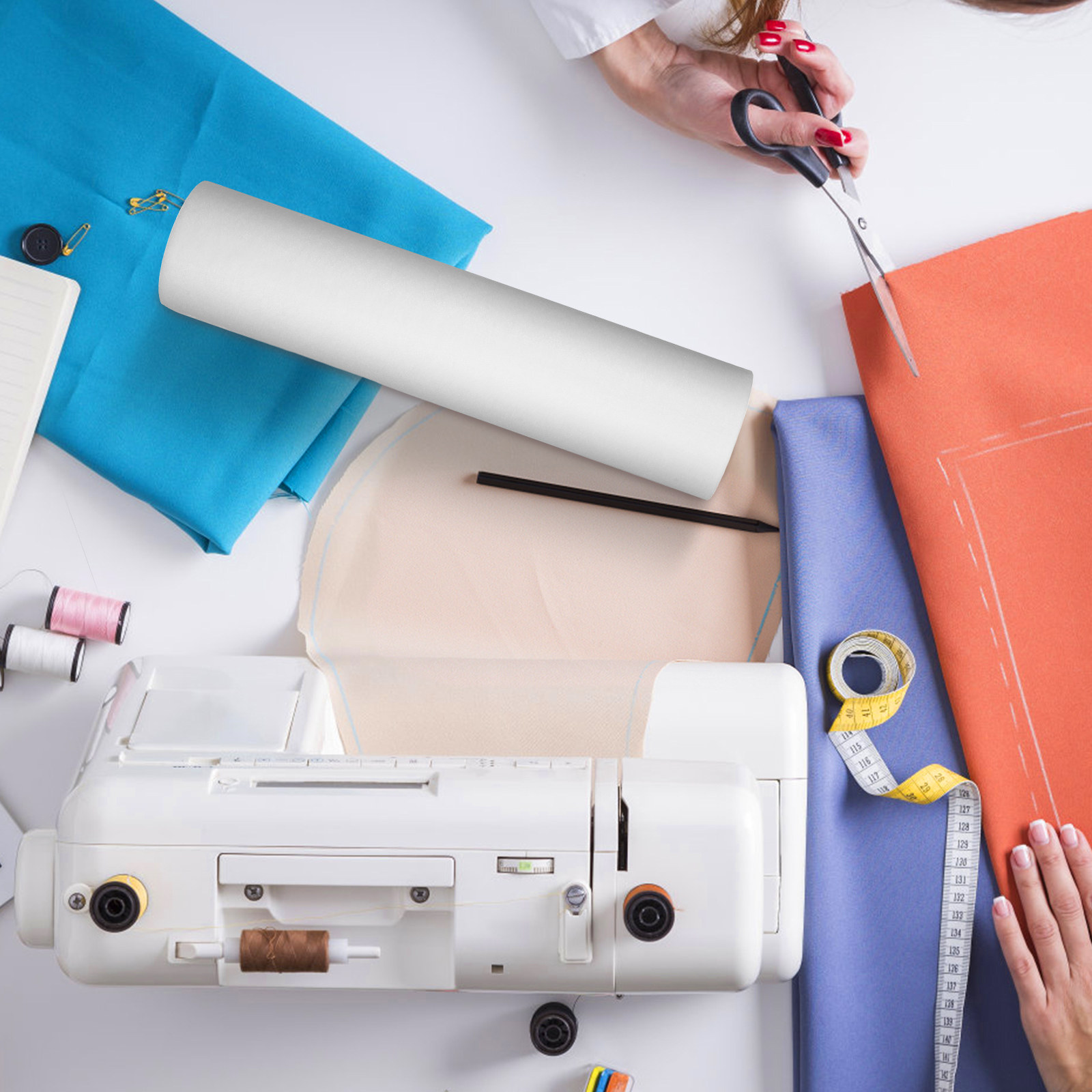 White Non-Woven Double-Sided F - Interfacing Iron On ulasan dan harga