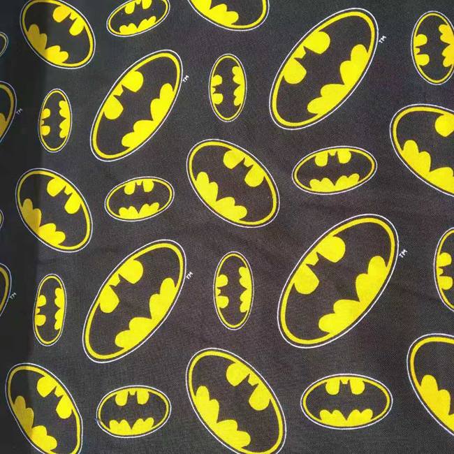 140cm Width Cartoon Batman Log - Textile And Sewing Materials ulasan dan harga