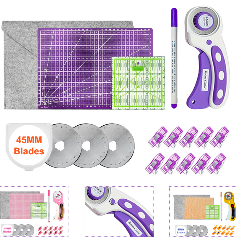 45mm Rotary Cutter with Thicke - Rotary Cutter Fabric ulasan dan harga