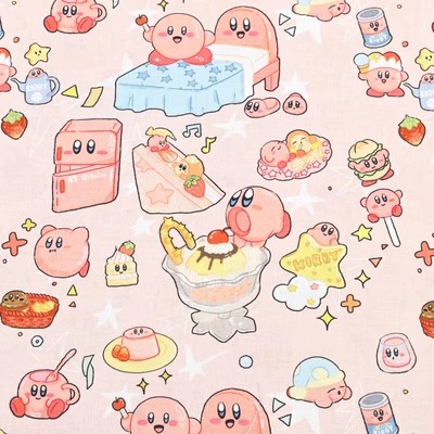 Cartoon Kirby 100 Cotton Fabri - Textile And Sewing Materials ulasan dan harga