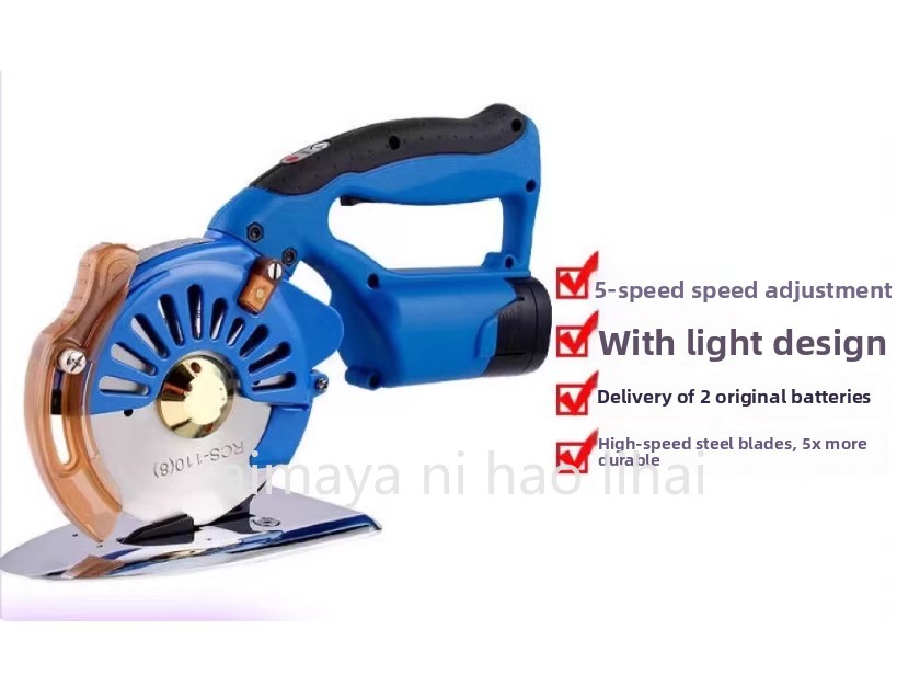 Cordless Electric Scissors Fab - Rotary Cutter Fabric ulasan dan harga