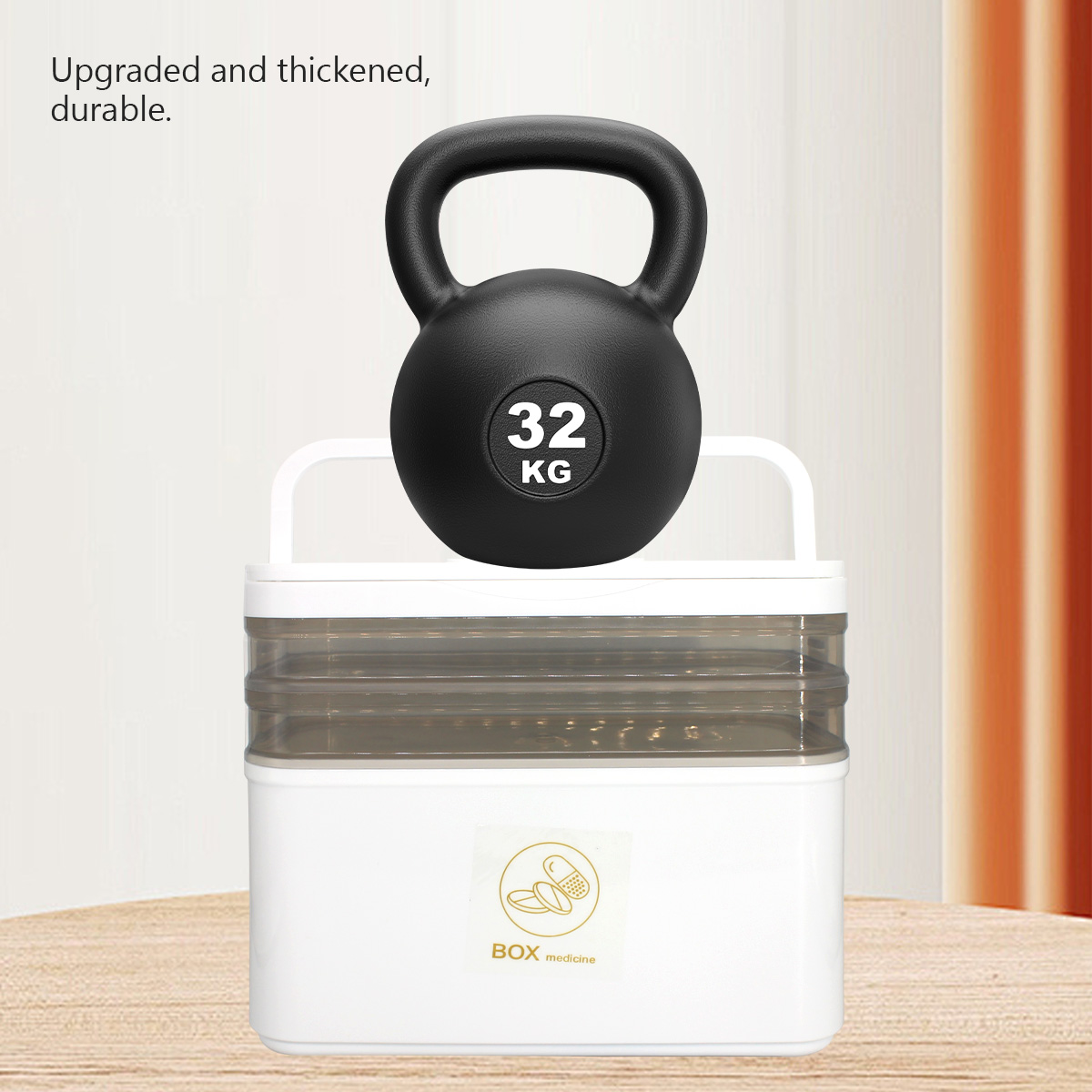 Portable Medicine Box Large Ca - Bobbin Organizer Box ulasan dan harga