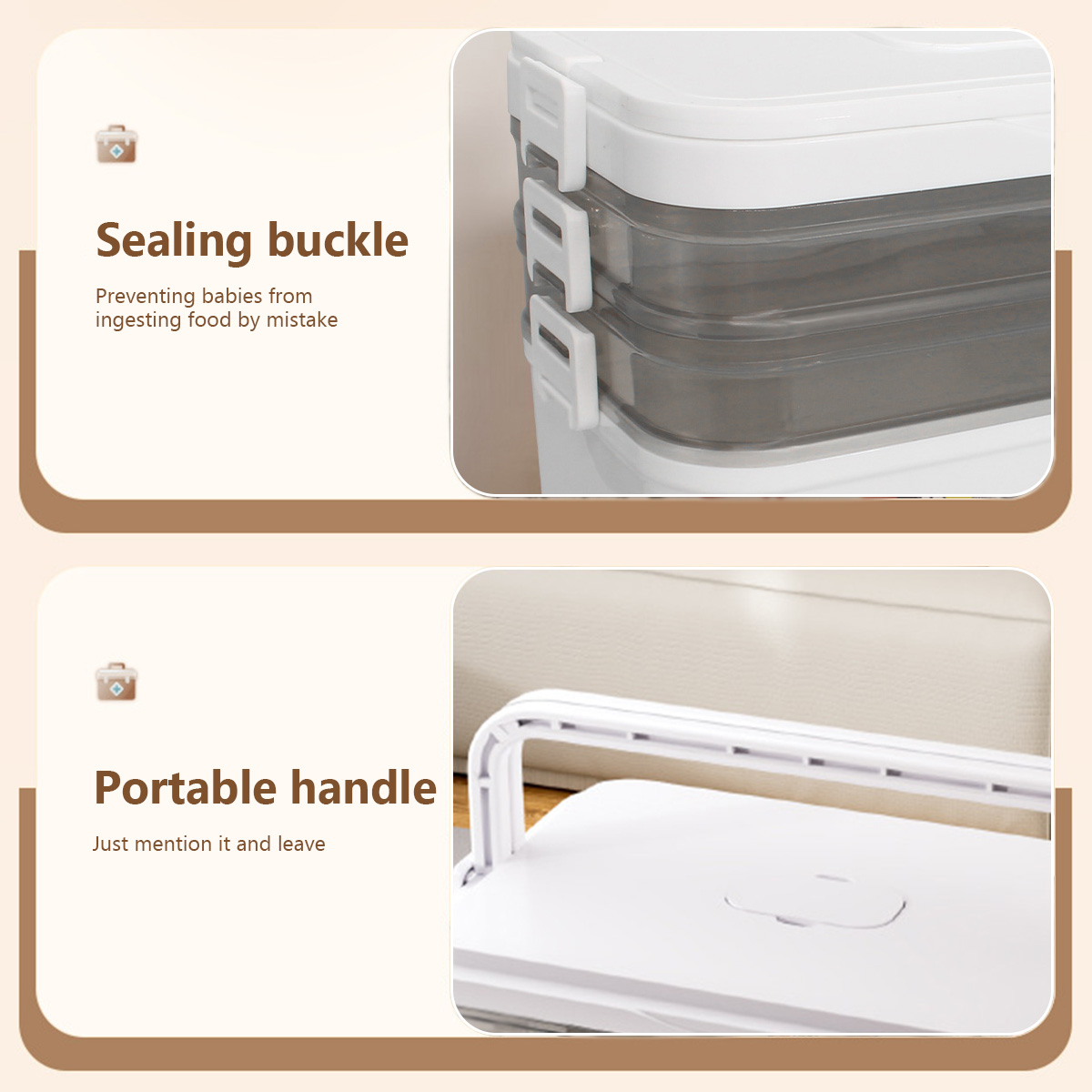 Portable Medicine Box Large Ca - Bobbin Organizer Box ulasan dan harga