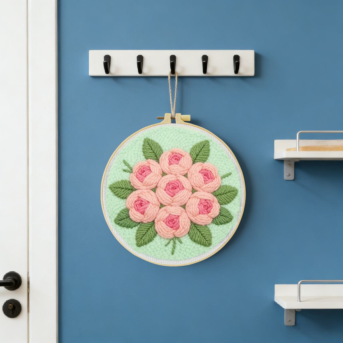 20X20CM/7.87inch Flower Punch  - Sewing Textile Art ulasan dan harga
