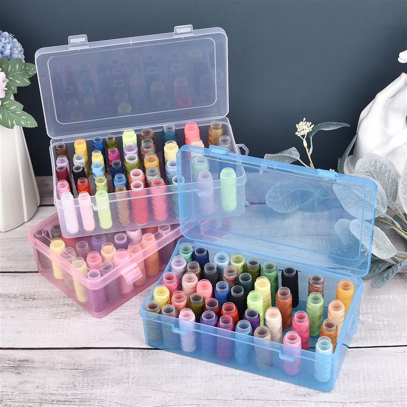 New 42 Axis Sewing Thread Stor - Bobbin Organizer Box ulasan dan harga